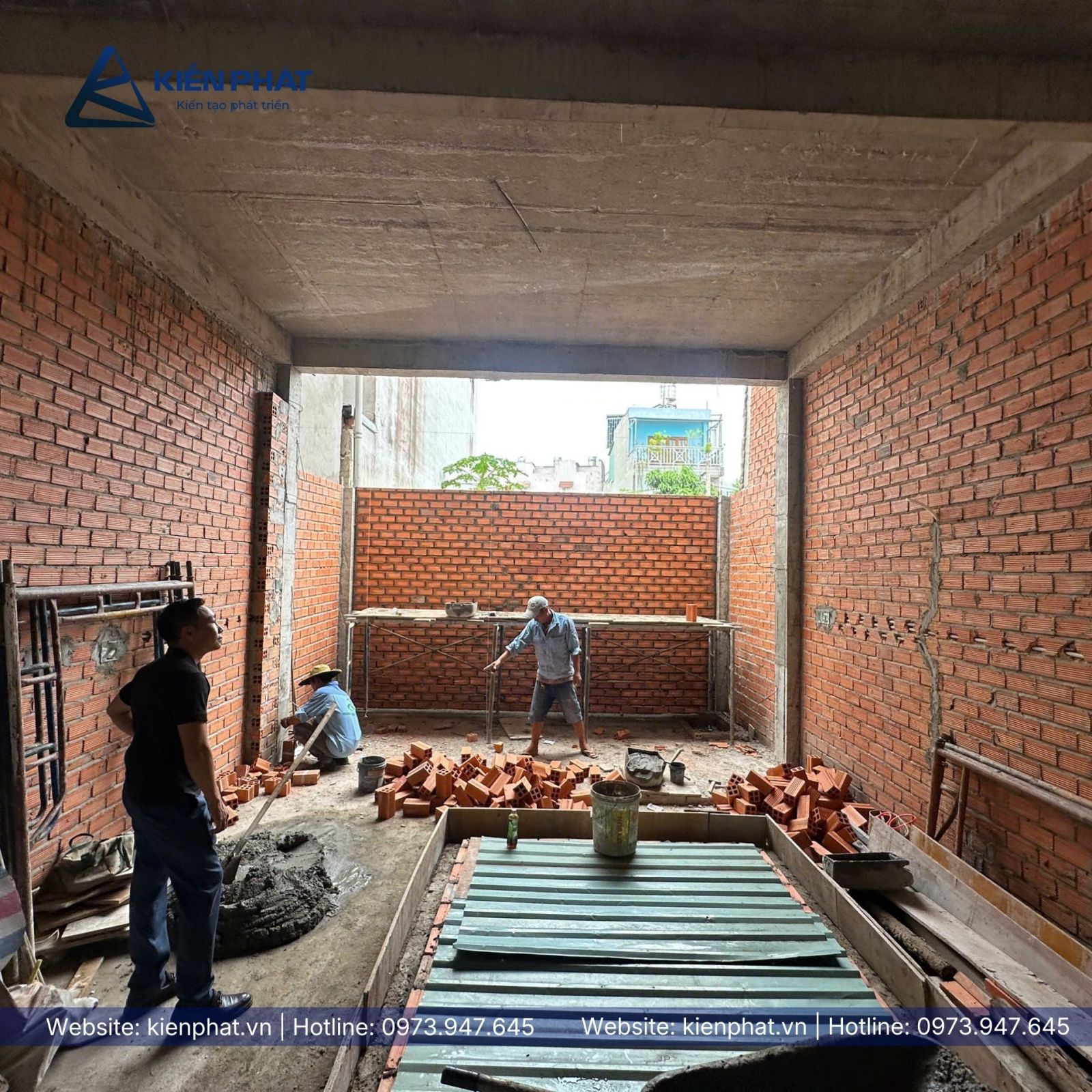  nhà phố 1 trệt 2 lầu 1 tum tại Quận 12 của chị Hằng